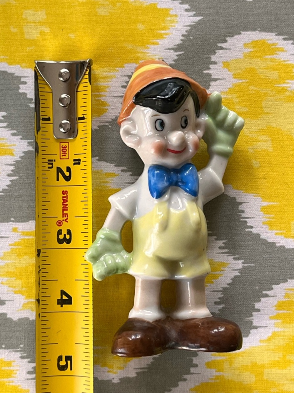 Vintage Disney Hand painted Ceramic Pinocchio Figurine - Picture 8 of 10